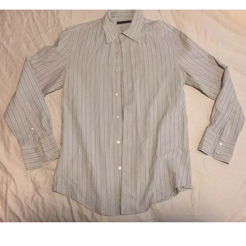 John Varvatos Men’s Button Dress Shirt Light Blue